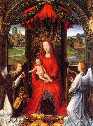 Hans Memling Madonna and Child with Angels oil painting reproduction